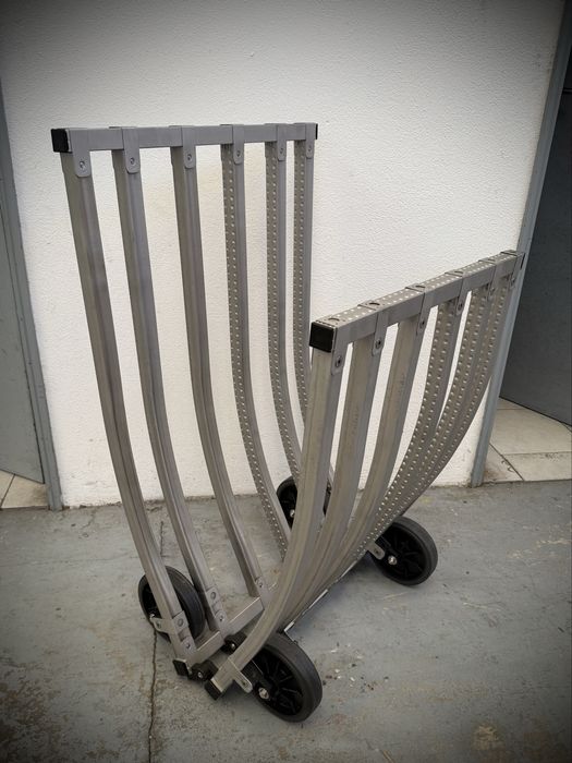 Cesto de Lenha Inox Design Italiano
