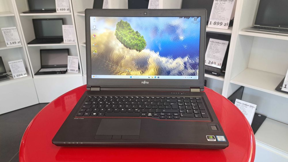 Laptop Fujitsu Celsius H780 Intel Xeon 6r/12w 16gb RAM 512ssd Nvidia Quadro 4gb FHD IPS GW12MC FV23% pofirmowe.pl
