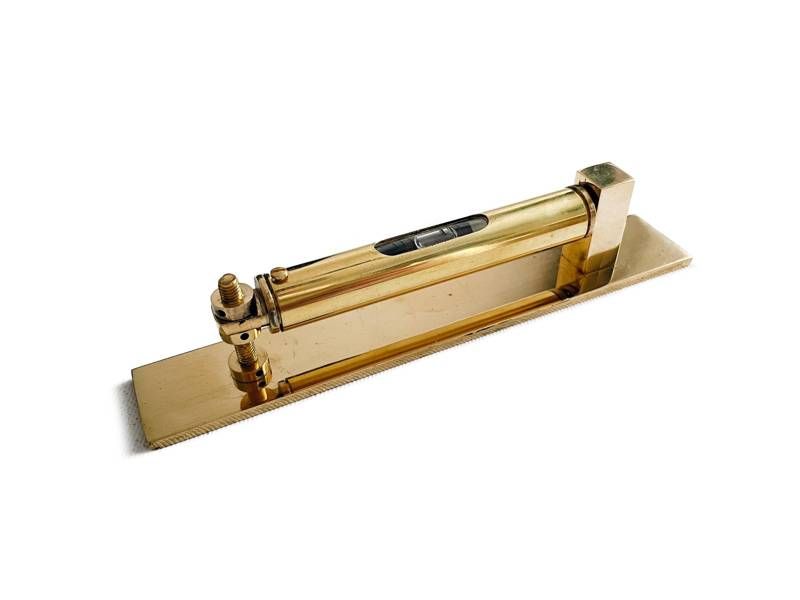 Nível de bolha em bronze - Art Deco