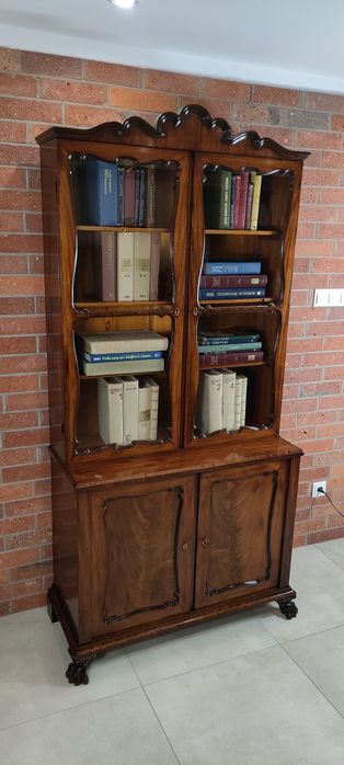 Ekskluzywna biblioteka witryna Ludwik Filip antyk