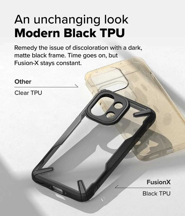 Чехол Ringke Fusion X для OnePlus 13S/13T Black