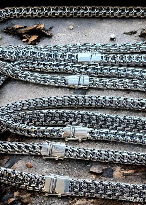 Срібний ланцюжок 100г чоловічий мужская серебряная цепочка 925 цепь