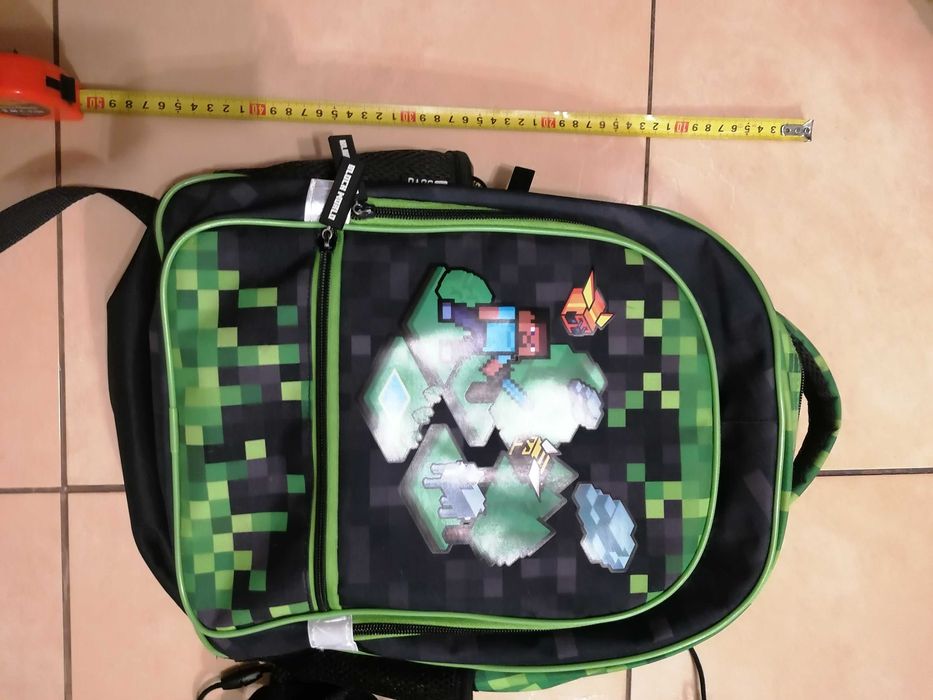 Minecraft plecak szkolny + worek