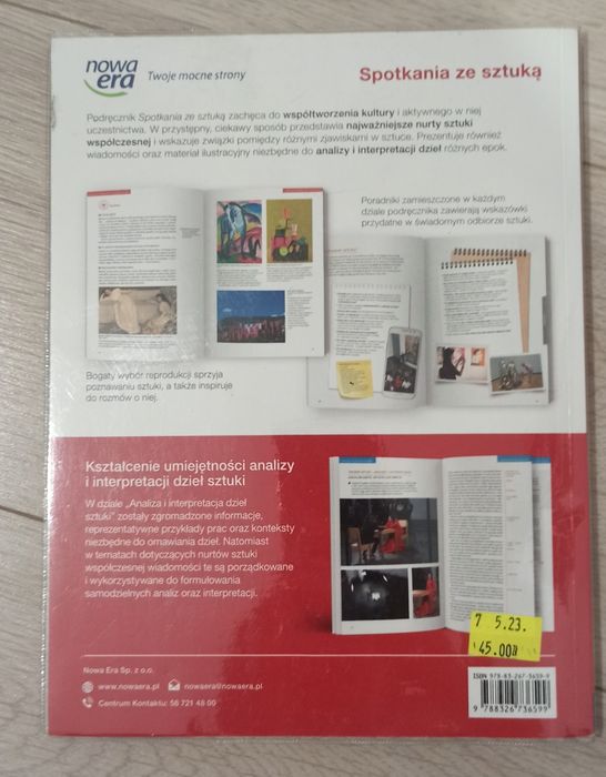 Podręcznik do plastyki "Spotkanie ze sztuką"