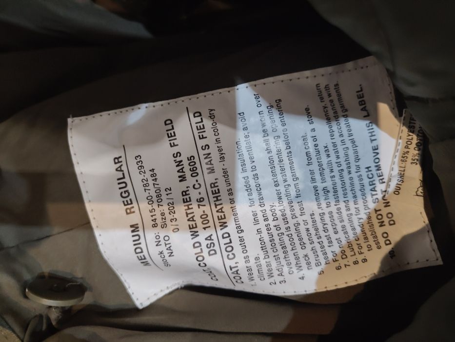 Kurtka M 65 TigerStripe