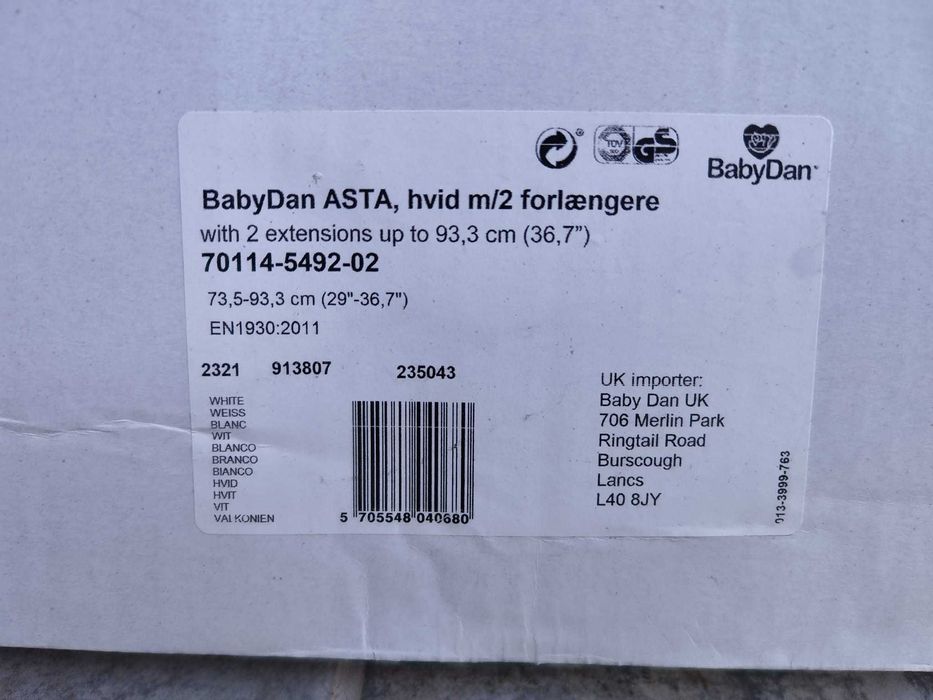 Barreira de proteção Baby Dan Asta