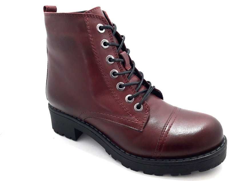 Жиночі черевики Damla - Туреччина. Колір- бордо. Зимові. 38 розмір.