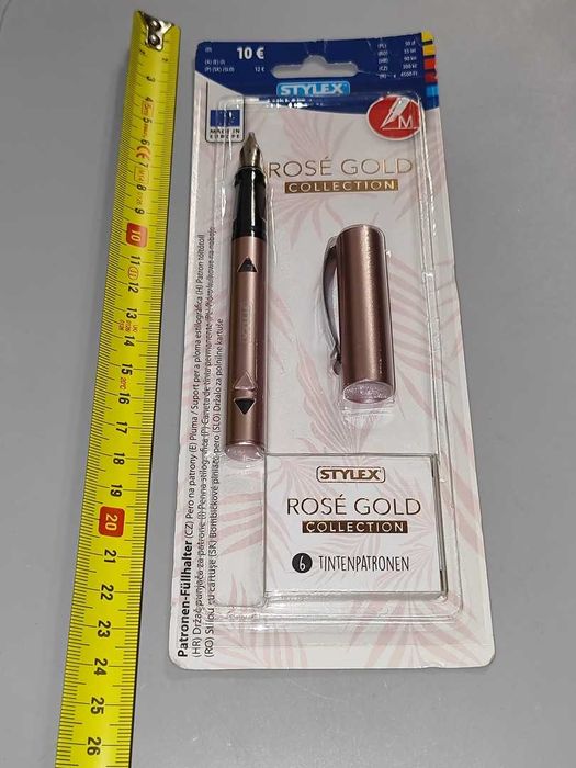 Pióro Stylex Rose Gold Nowe + 6 Nabojów [5]