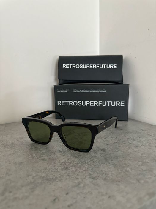 Retrosuperfuture сонцезахисні окуляри wayfarer коричневі