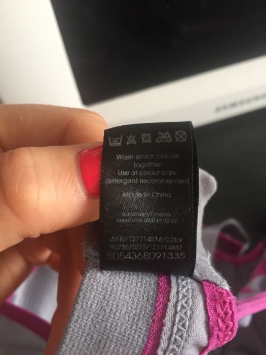 топ спортивный S из Америки 34 В бюст