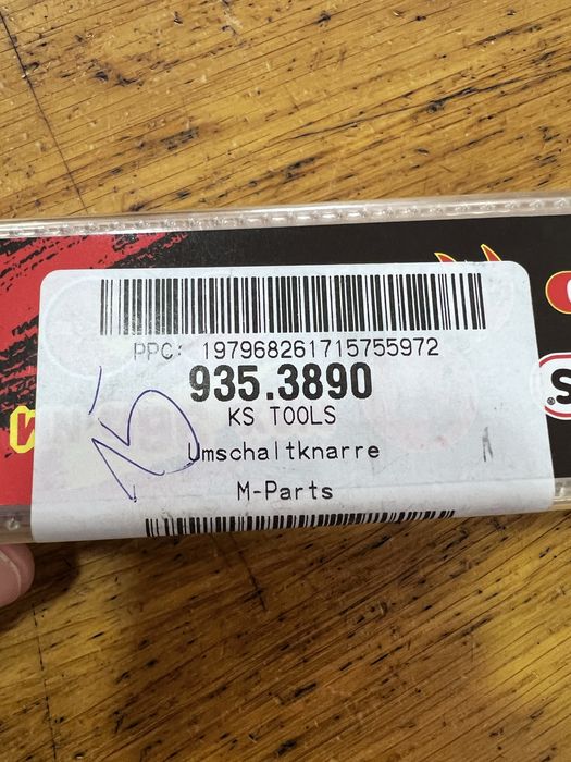 Roquete inversor 3/8" Monster, 96 dentes KSTools - NOVO