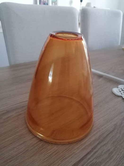 Abajur vidro cor laranja434038548181166081
