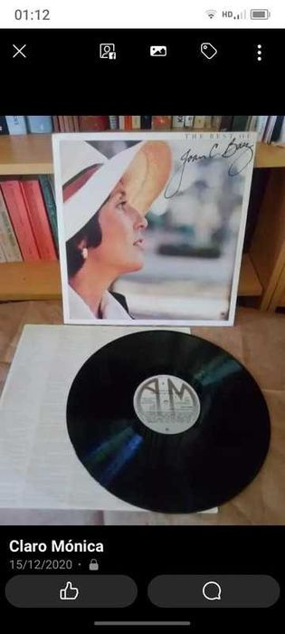Disco de vinil - The best of Joan Baez