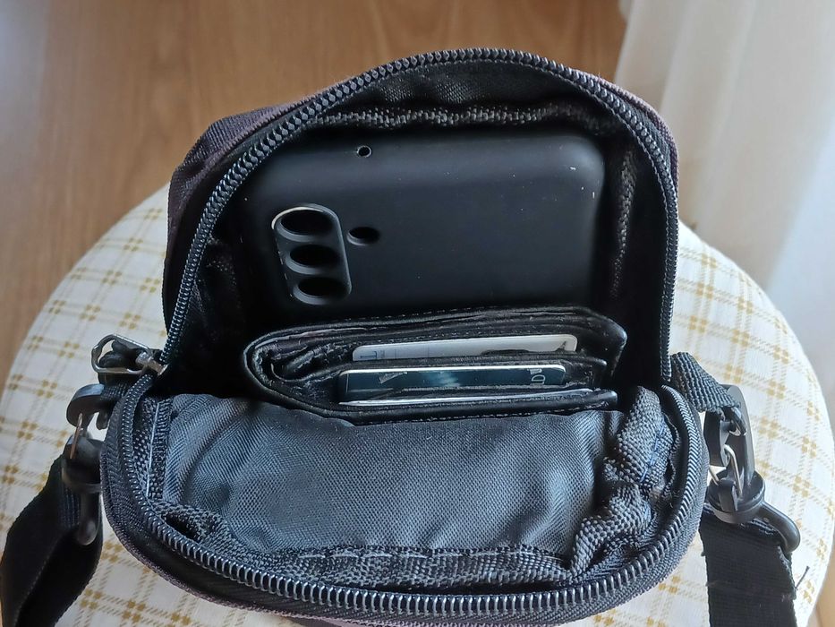 Bolsa de Cintura e Tiracolo para Homem