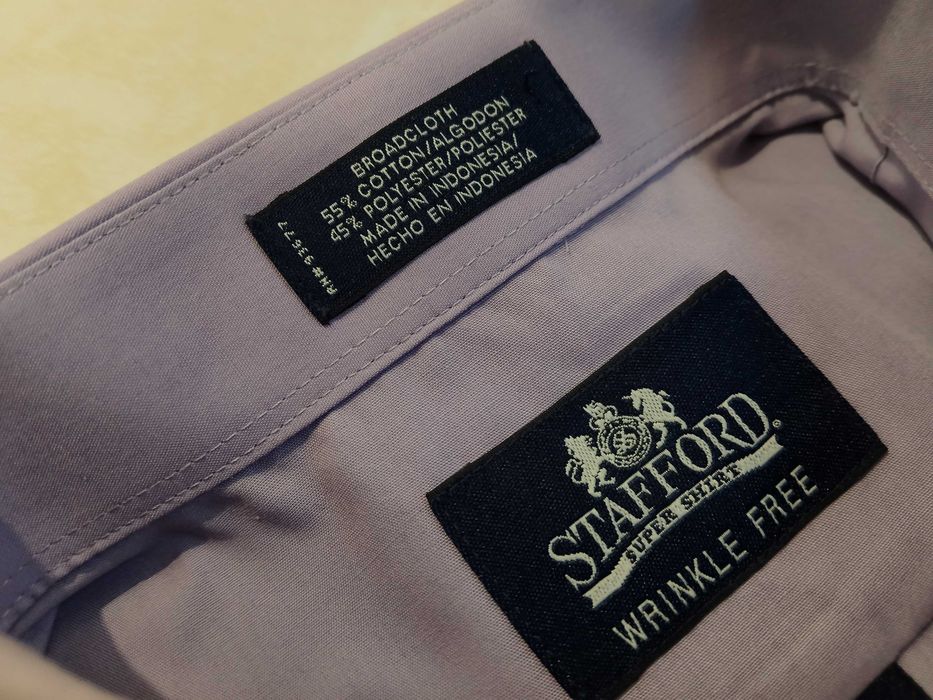STAFFORD USA - NOWA! Markowa Koszula Męska rozmiar L