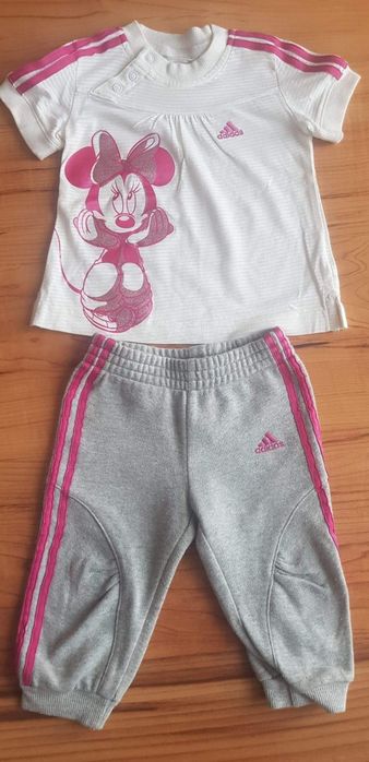 Zestaw, Sukienka, dres adidas dla dziewczynki rozmiar 74 , 68