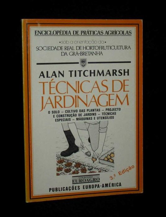 Livro Técnicas de Jardinagem Alan Titchmarsh