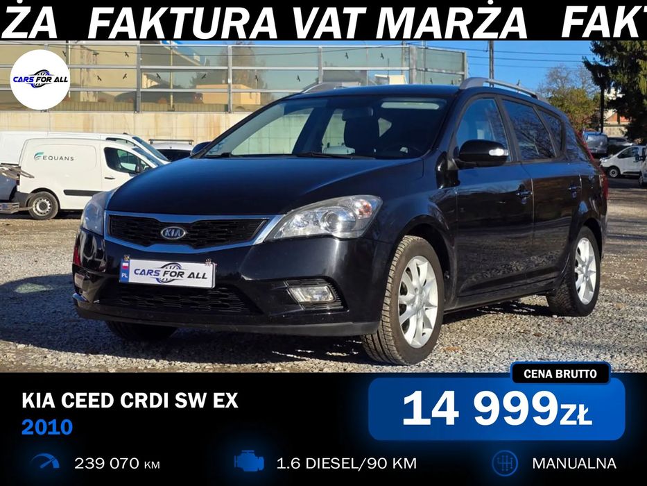 Kia Ceed 1.6 CRDi SW EX 2010 | Duży Serwis