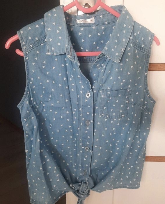 Bluzka bez rękawów lato 134