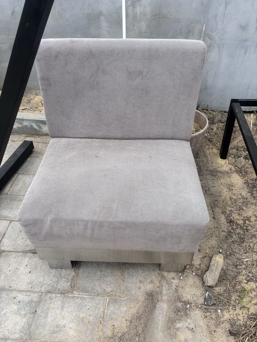 Pufa , fotel tapicerowany 5 sztuk