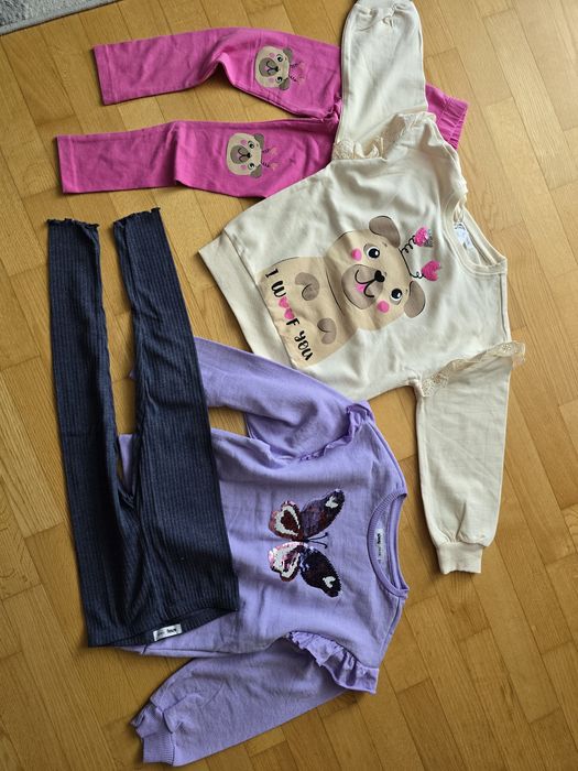 2 komplety dla dziewczynki 116