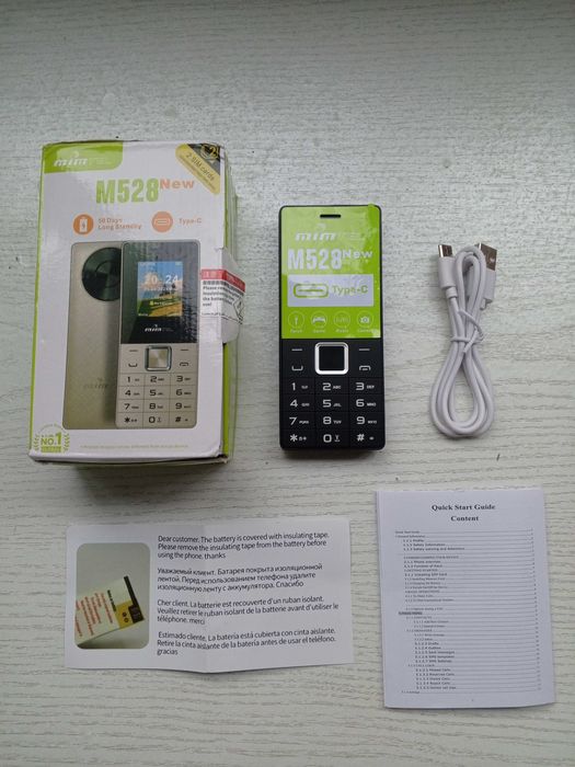 MimTel 528, 3000 mah, 2 sim, мобільний телефон кнопочний, 2024 року