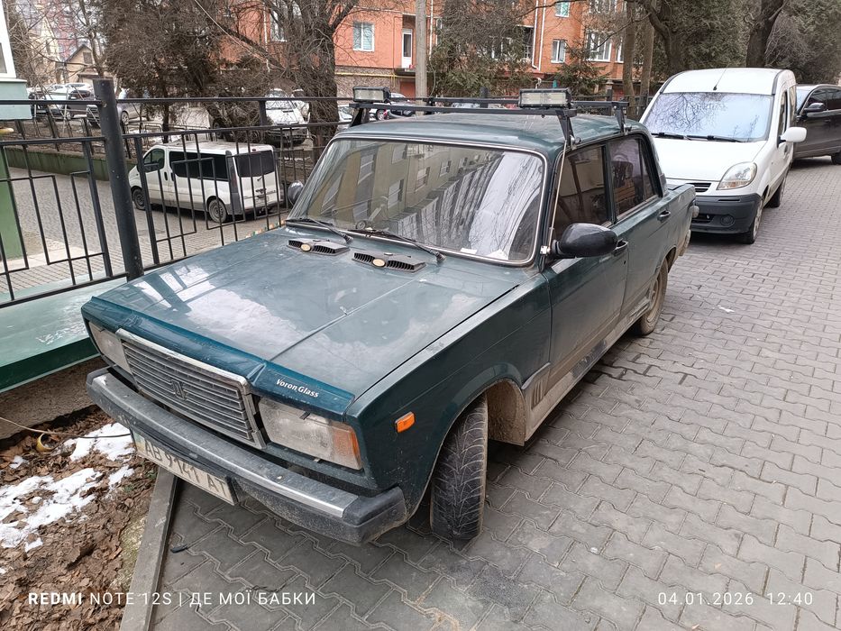 Ваз 2107 зеленого кольору