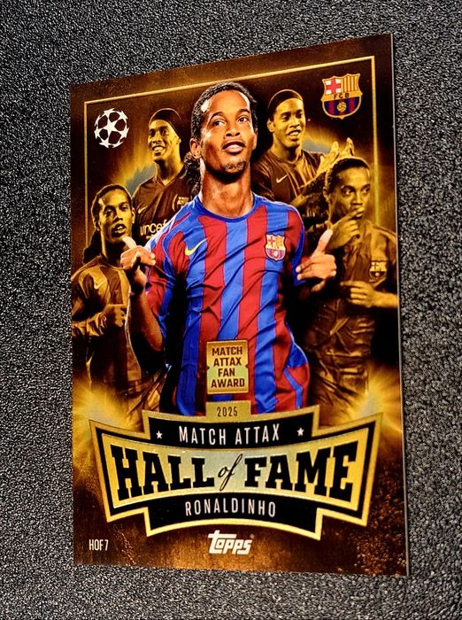 Carta futebol hall of fame