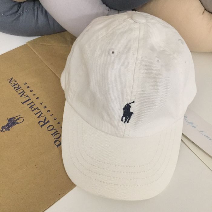 Czapka z daszkiem Polo Ralph Lauren 12/24 48 cm Nowa Biała