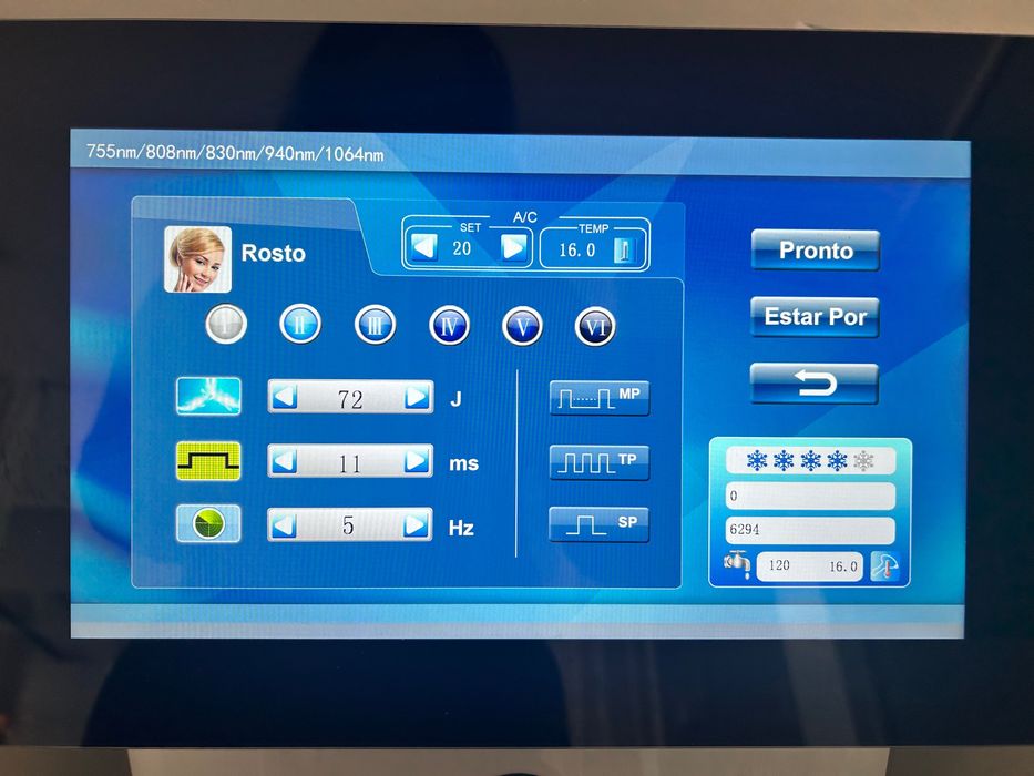 Alugo máquina de depilação a laser