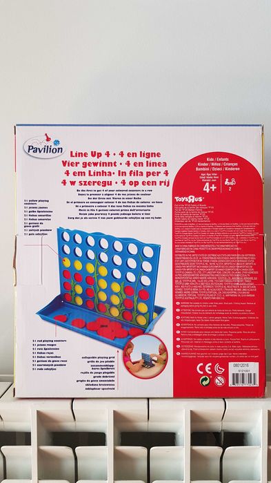 Game for aligning pieces in a line, age 4+, new, complete, unboxed64729524015489121