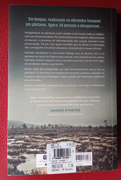 O pântano dos sacrifícios- Susanne Jansson