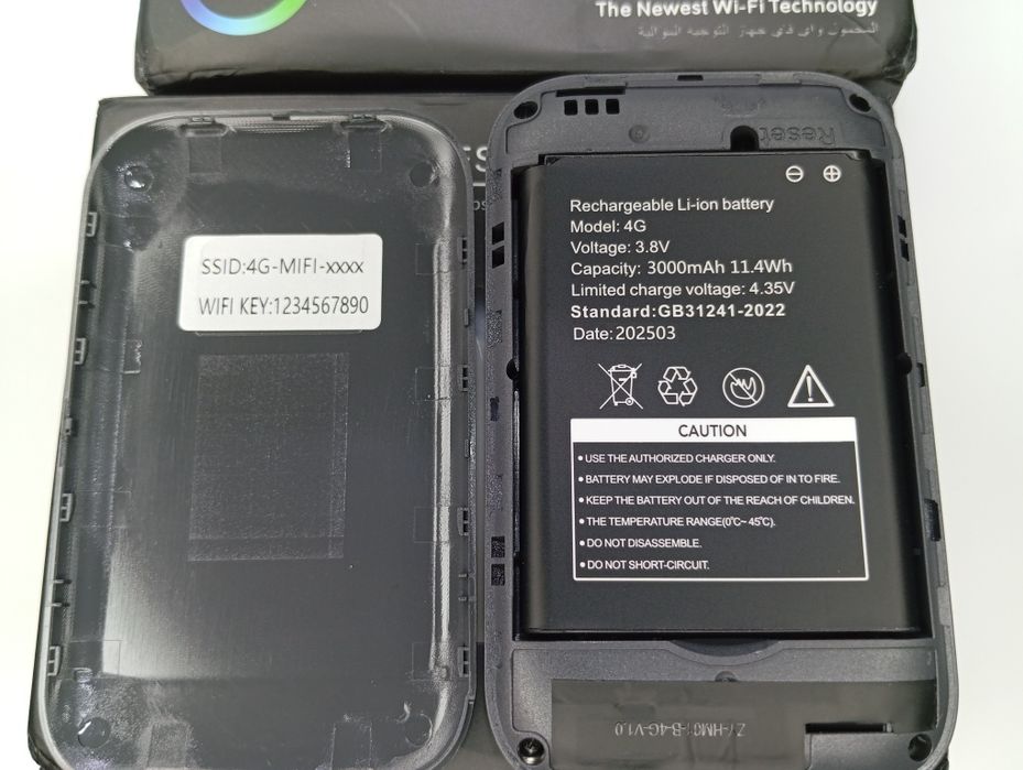 ‼️Портативний‼️модем з LCD-дисплеєм 4G Wi-Fi роутер 3000mAh 300Mbps‼️