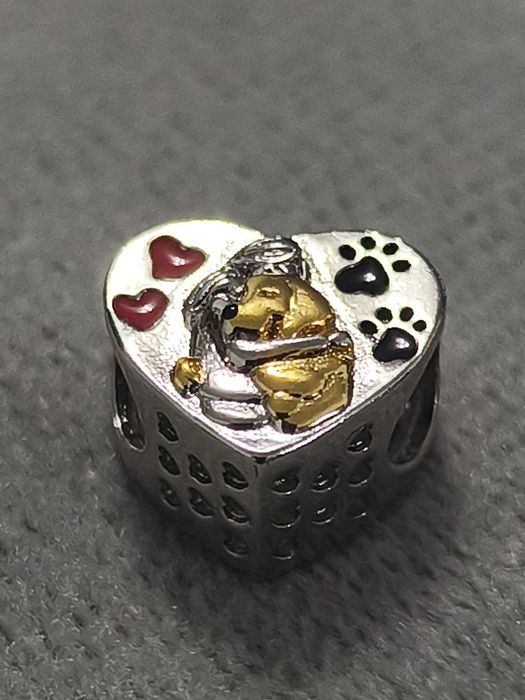 Charm "Love My Dog" PRATA