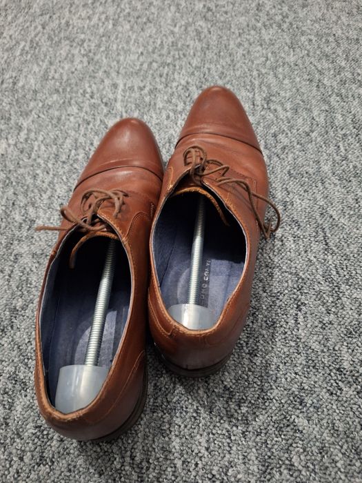 Buty męskie Gino Rossi skórzane brązowe r. 44