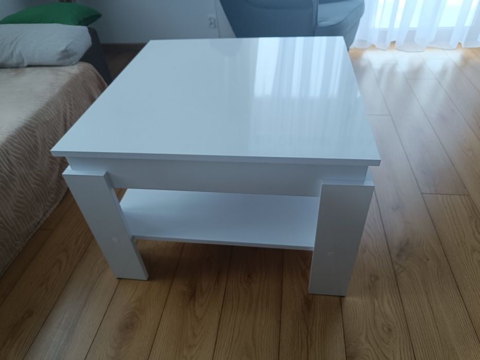 Stolik kawowy biały połysk