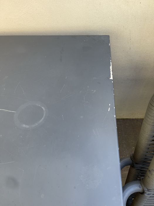 Conjunto mesa e 6 cadeiras de jardim