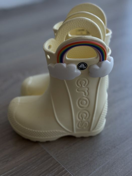 Гумаки, ризинові чоботи Crocs, С6 р. нові