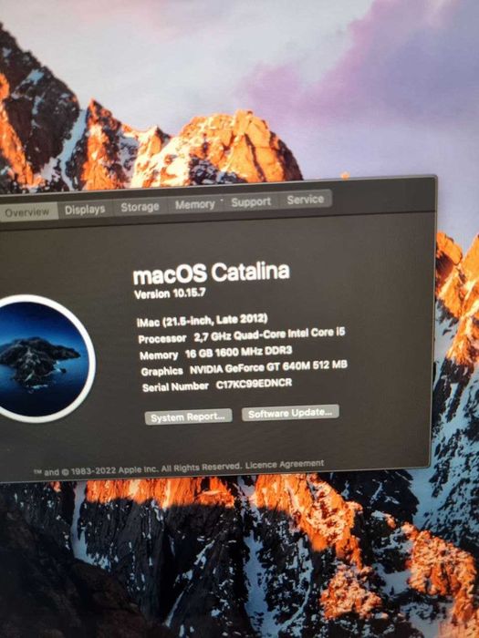 6шт. iMac 2012-2013р в робочому стані 21,5 та 27 дюймів