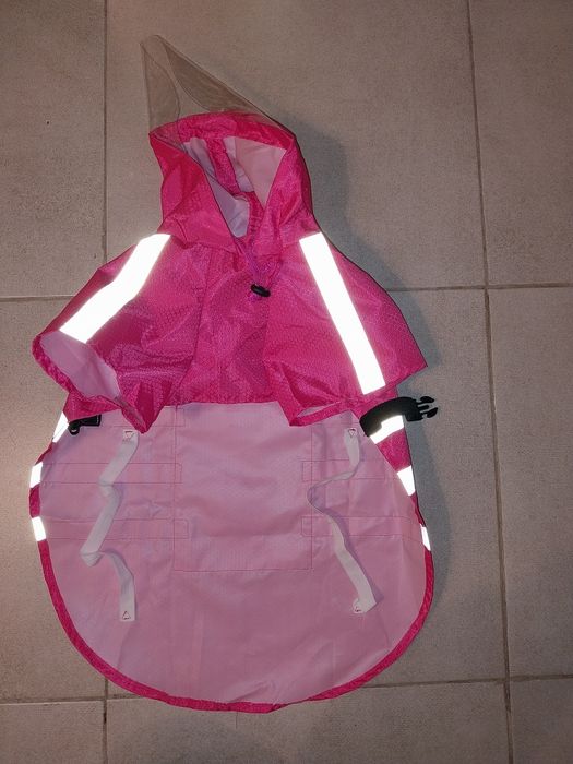 Colete para cão-chuva