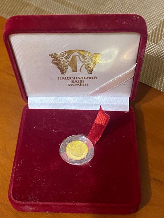 2 гривні Телец  золото