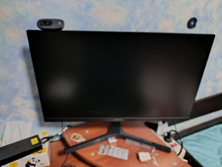 Монитор 24" Samsung  Dark Silver (LS24R350FHIXCI)