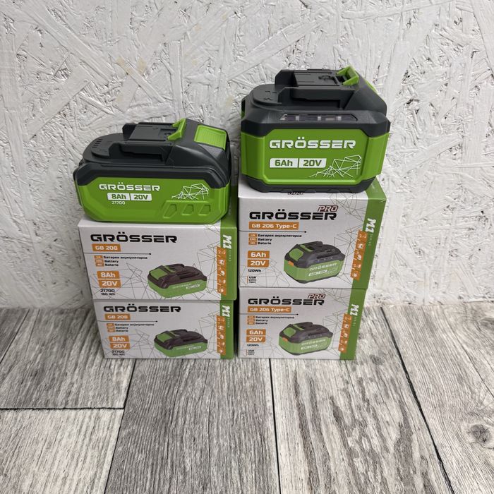 Комплект потужна акумуляторна ланцюгова пила Grosser GCS160 40v 8ah