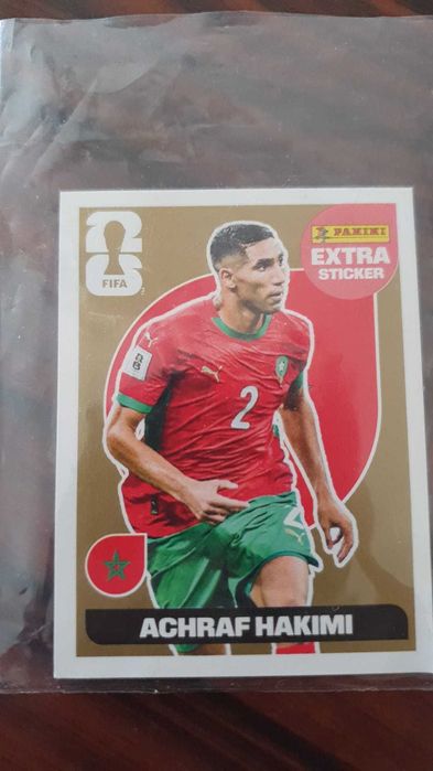 Extra Sticker FIFA World Cup 2026 - Hakimi Gold