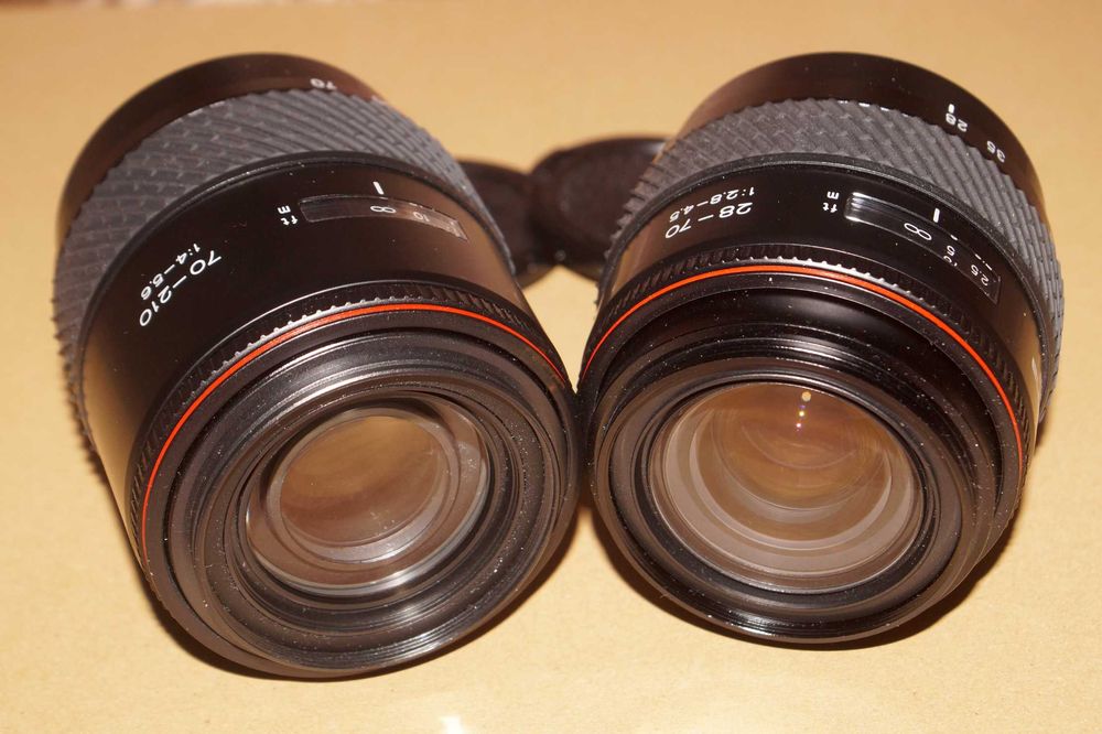 Tokina AF 28-70mm f/2.8-4.5 + 70-210mm f/4-5.6 = Sony
