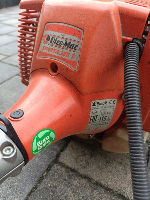Oleo-Mac Sparta 380T kosa spalinowa + szelki + tarcza