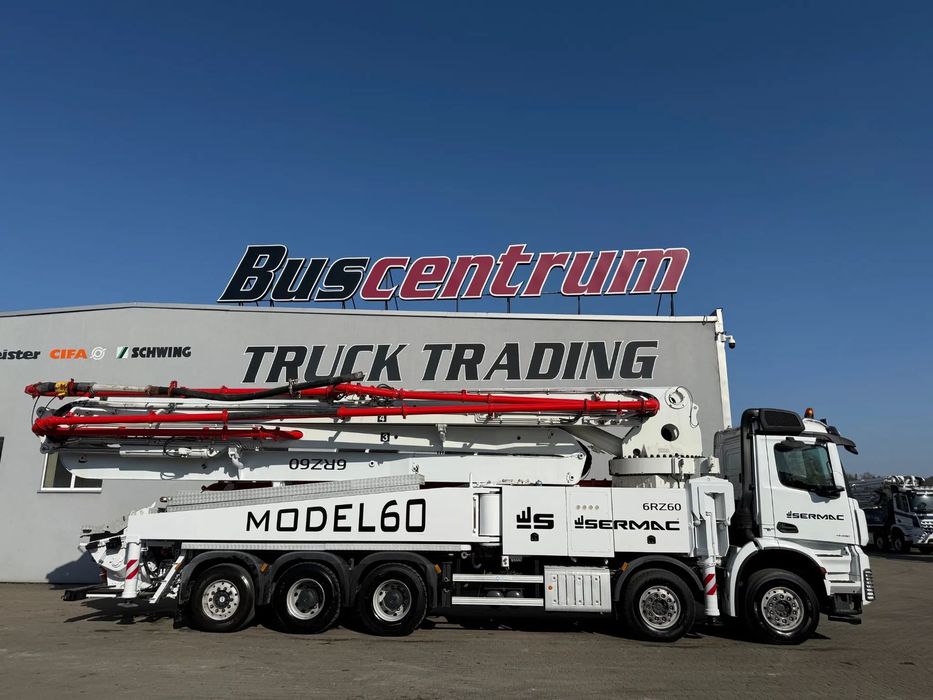 Mercedes-Benz Arocs 4451 Sermac 56-6 m 6RZ56  Pompa do betonu Sermac 56 m
