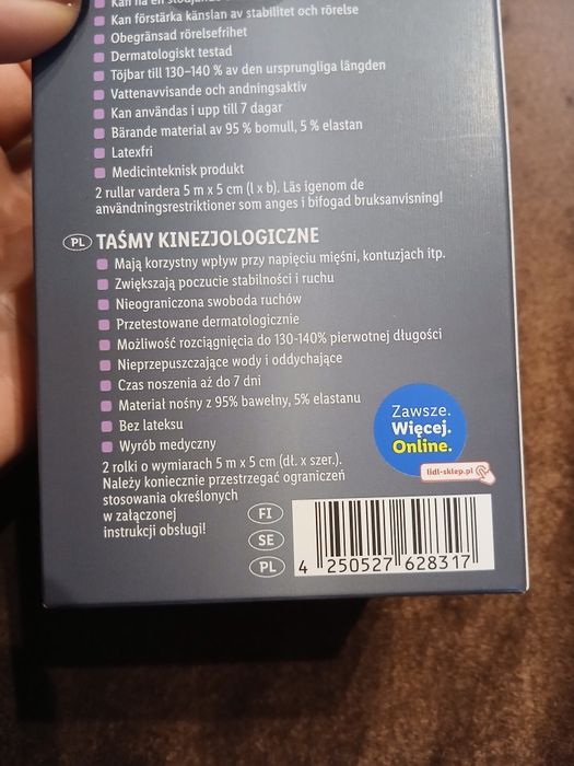 Tasmy kinezjologiczne Sensiplast