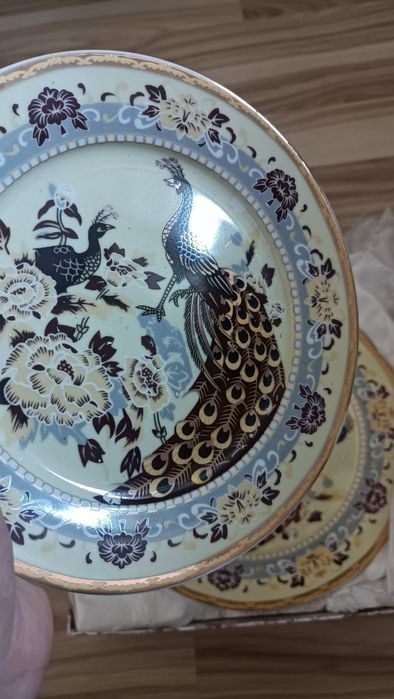 Japońska porcelana w pawie"Yamasen" Nowa