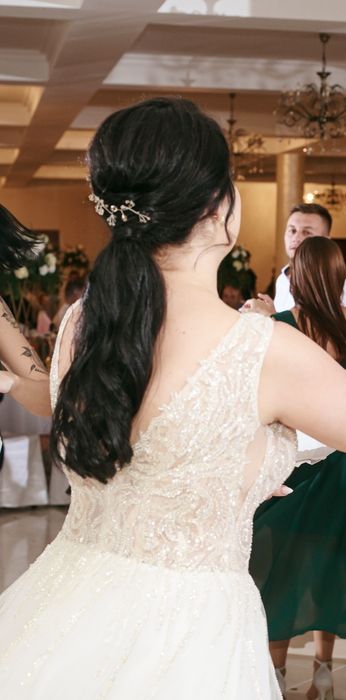 Suknia ślubna Glamour Złota A